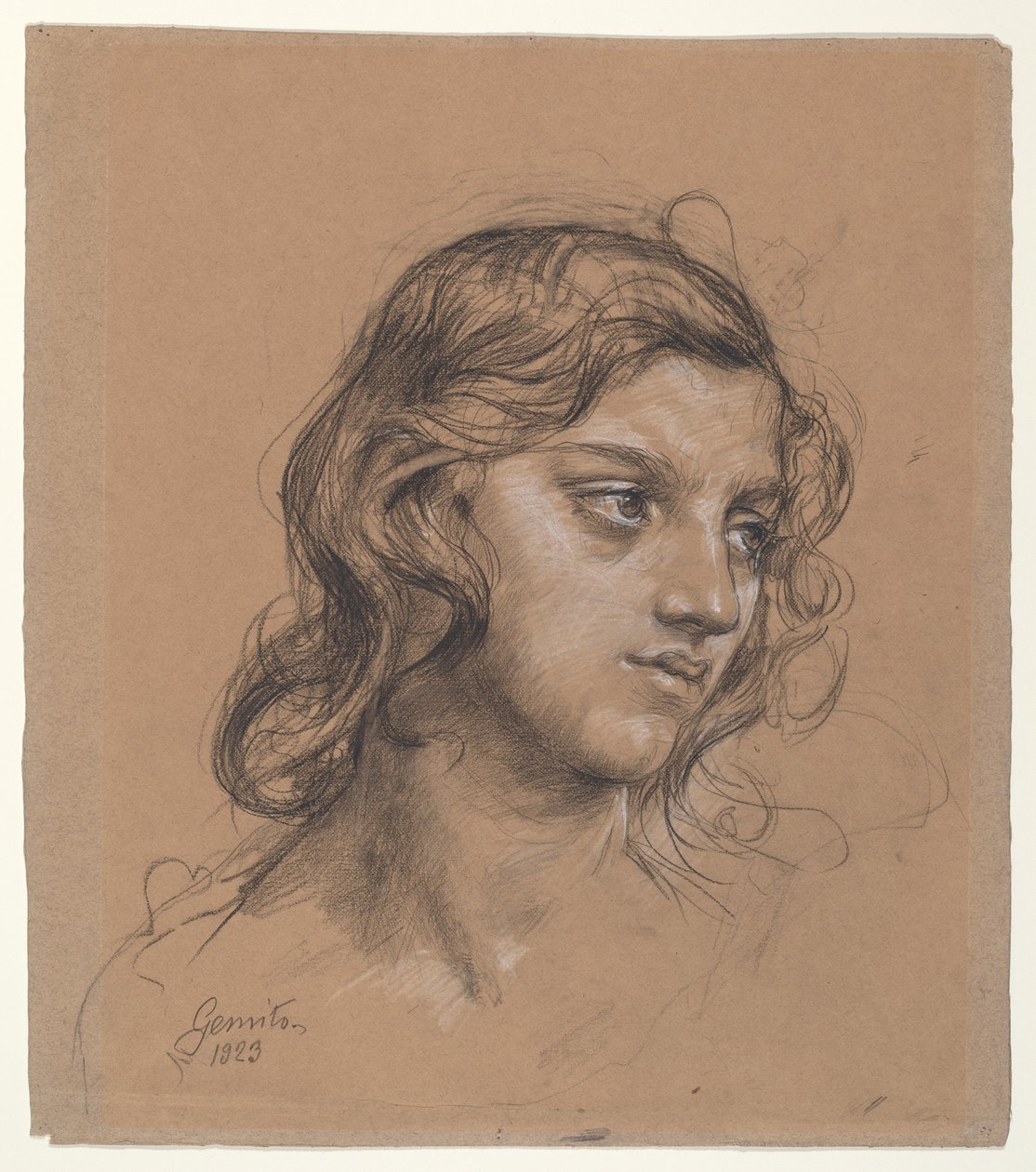 Portret młodzieńca autorstwa Vincenzo Gemito