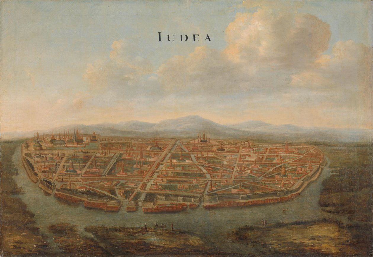 Widok Judei Ayutthayi, ok. 1662-1665. autorstwa Vingboons