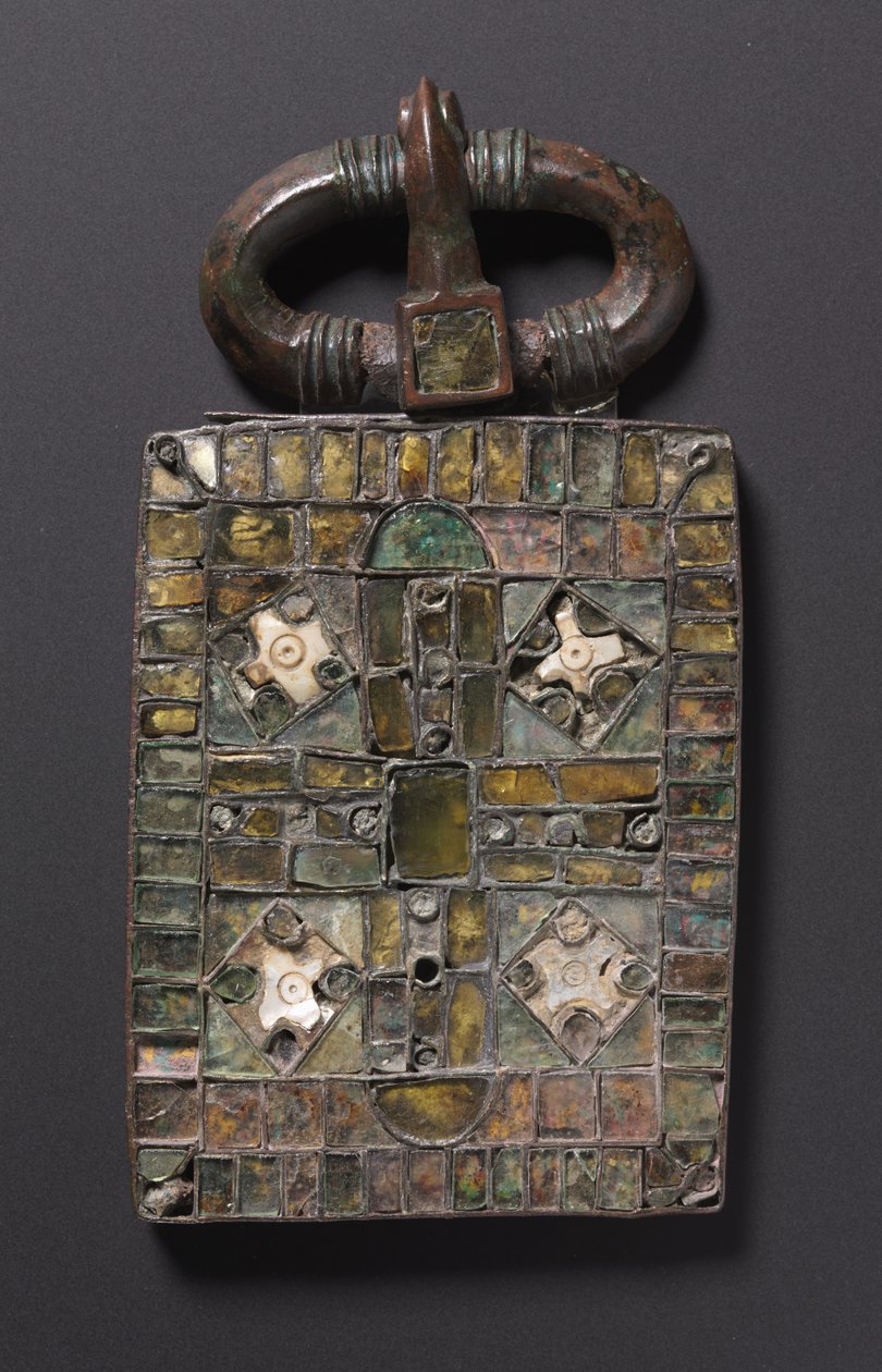 Klamra paska, c.525-560 autorstwa Visigothic