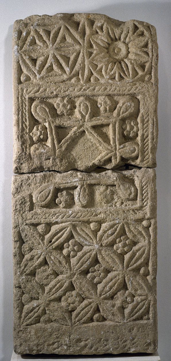 Wizygocki nagrobek, V-VI wiek autorstwa Visigothic