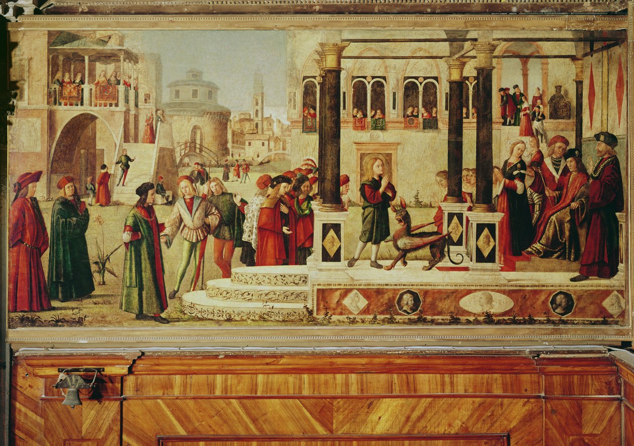 Cud św. Tryfoniusza autorstwa Vittore Carpaccio