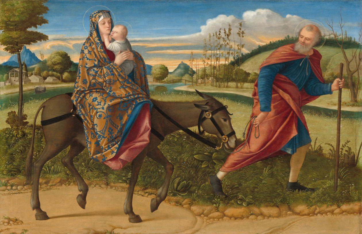 Ucieczka do Egiptu, c. 1515. autorstwa Vittore Carpaccio