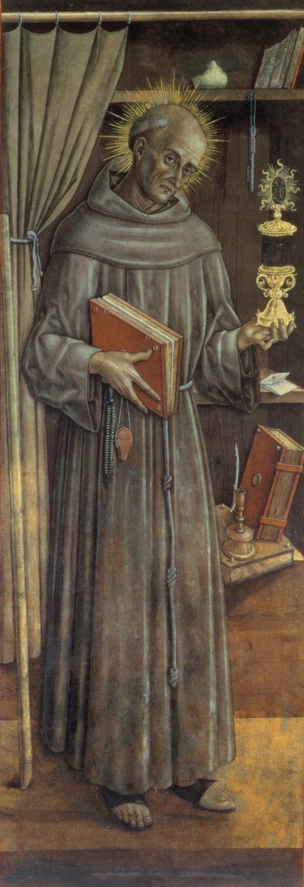 St. James della Marca (tempera na panelu) autorstwa Vittore Crivelli