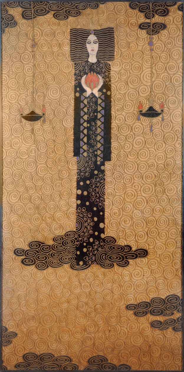 Księżniczka Fuoco (gobelin) autorstwa Vittorio Zecchin