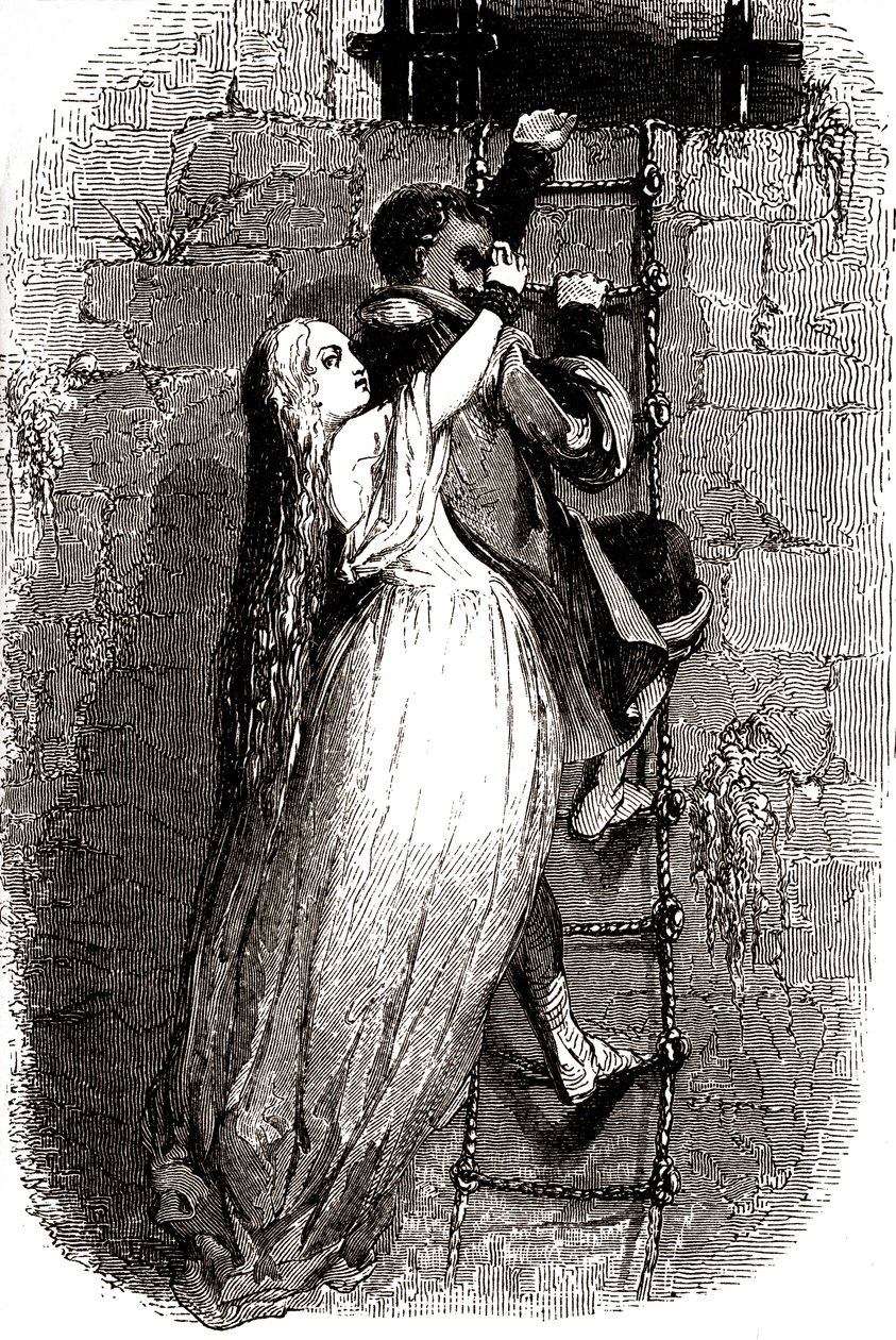 Ucieczka Milady de Winter autorstwa Vivant (after) Beauce