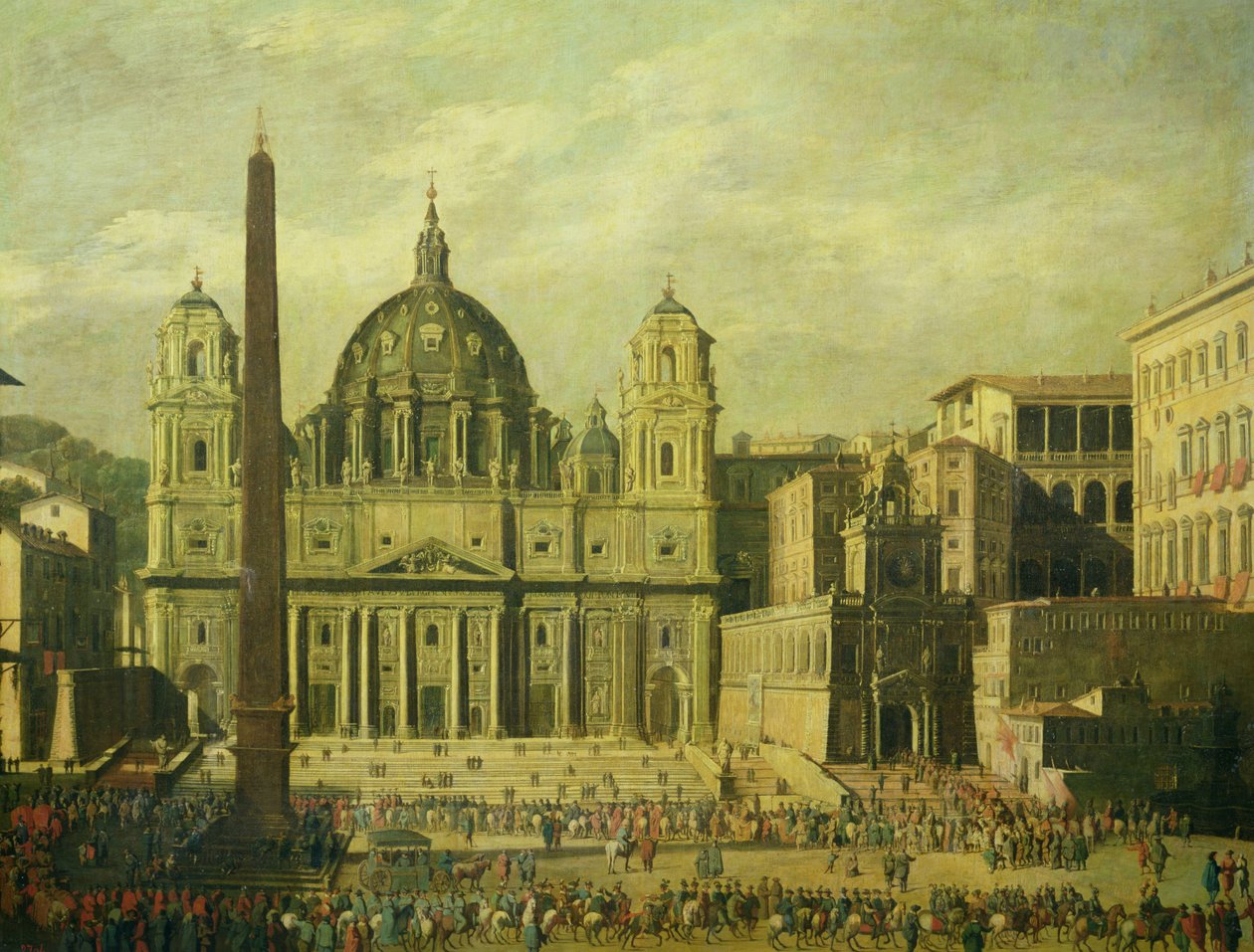 Św. Piotra, Rzym, 1630 autorstwa Viviano Codazzi