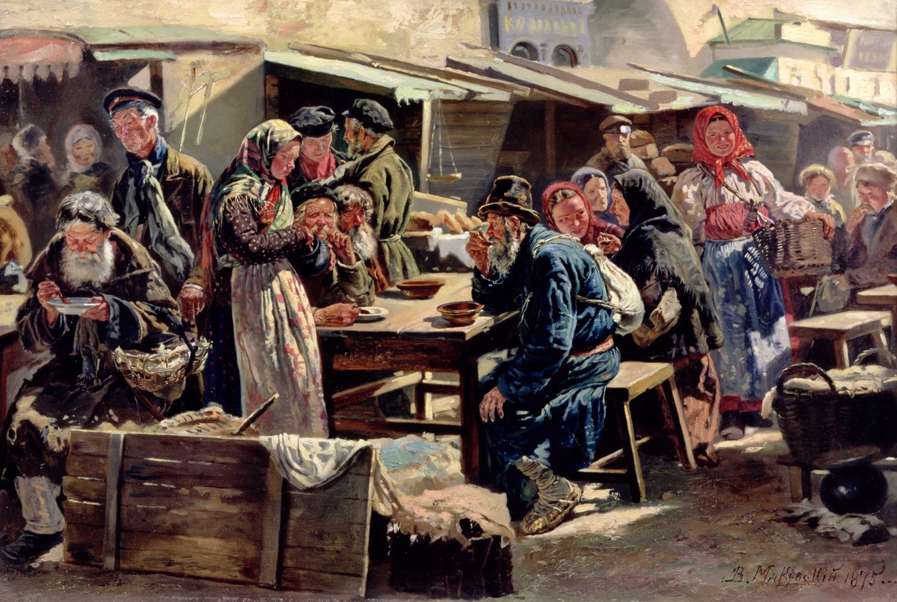 Хоол, 1875 он autorstwa Vladimir Egorovic Makovsky