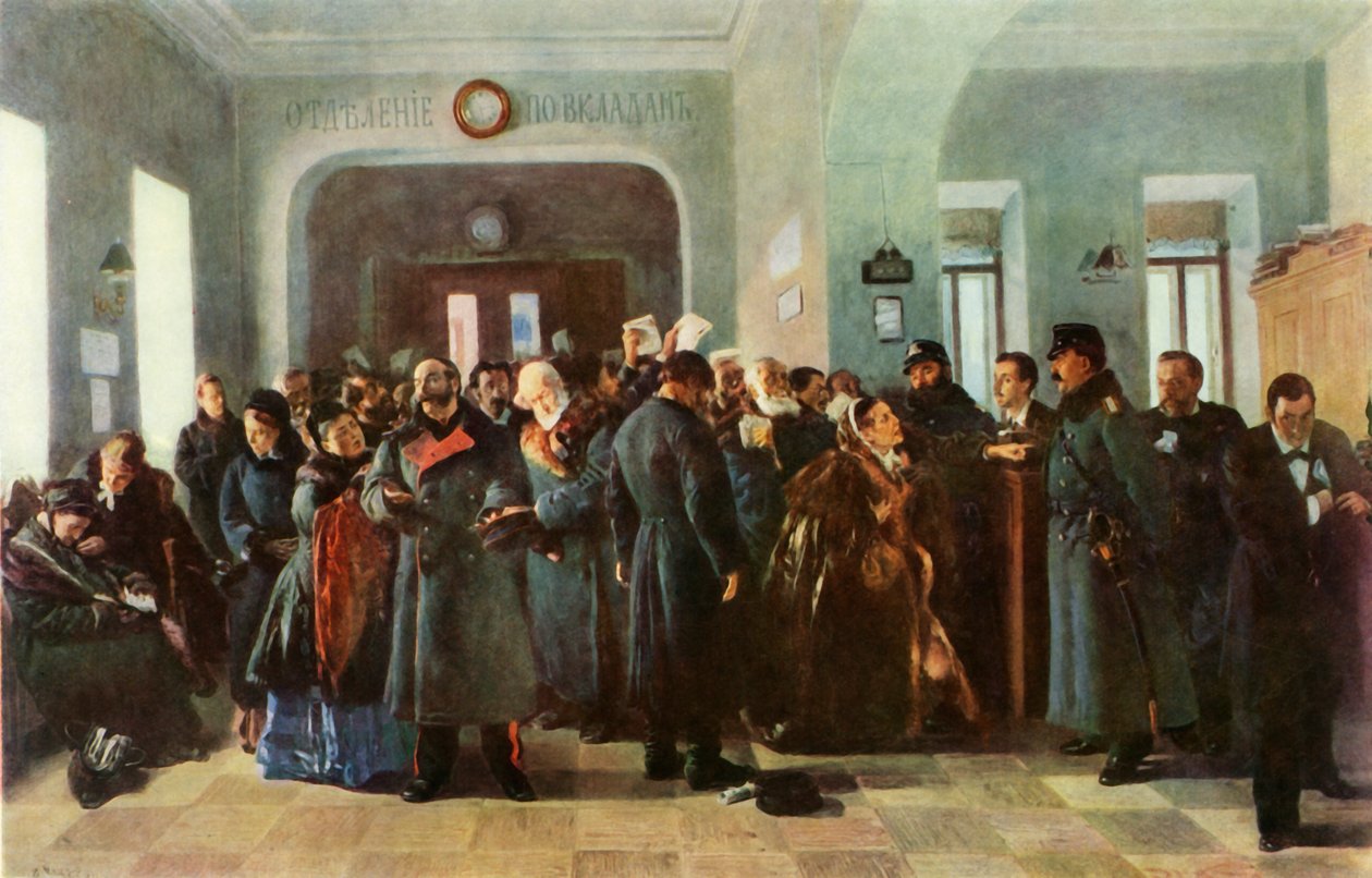 Bank upada, 1881, 1965. autorstwa Vladimir Egorovic Makovsky