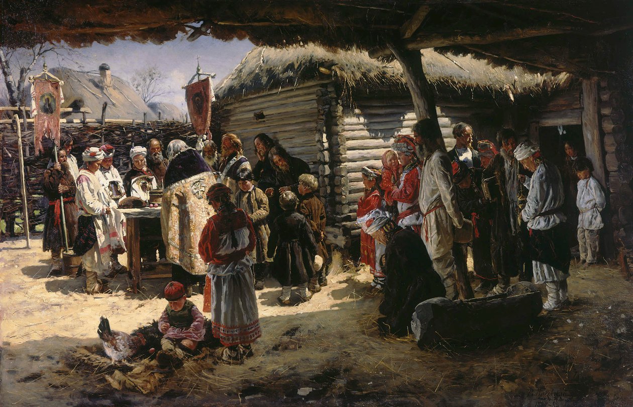 Modlitwa wielkanocna”, 1887-1888. autorstwa Vladimir Yegorovich Makovsky