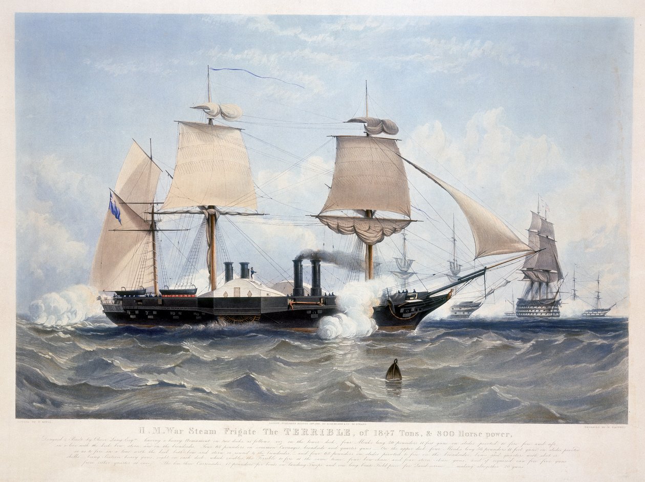 HMS Terrible, grawerowane przez Henry