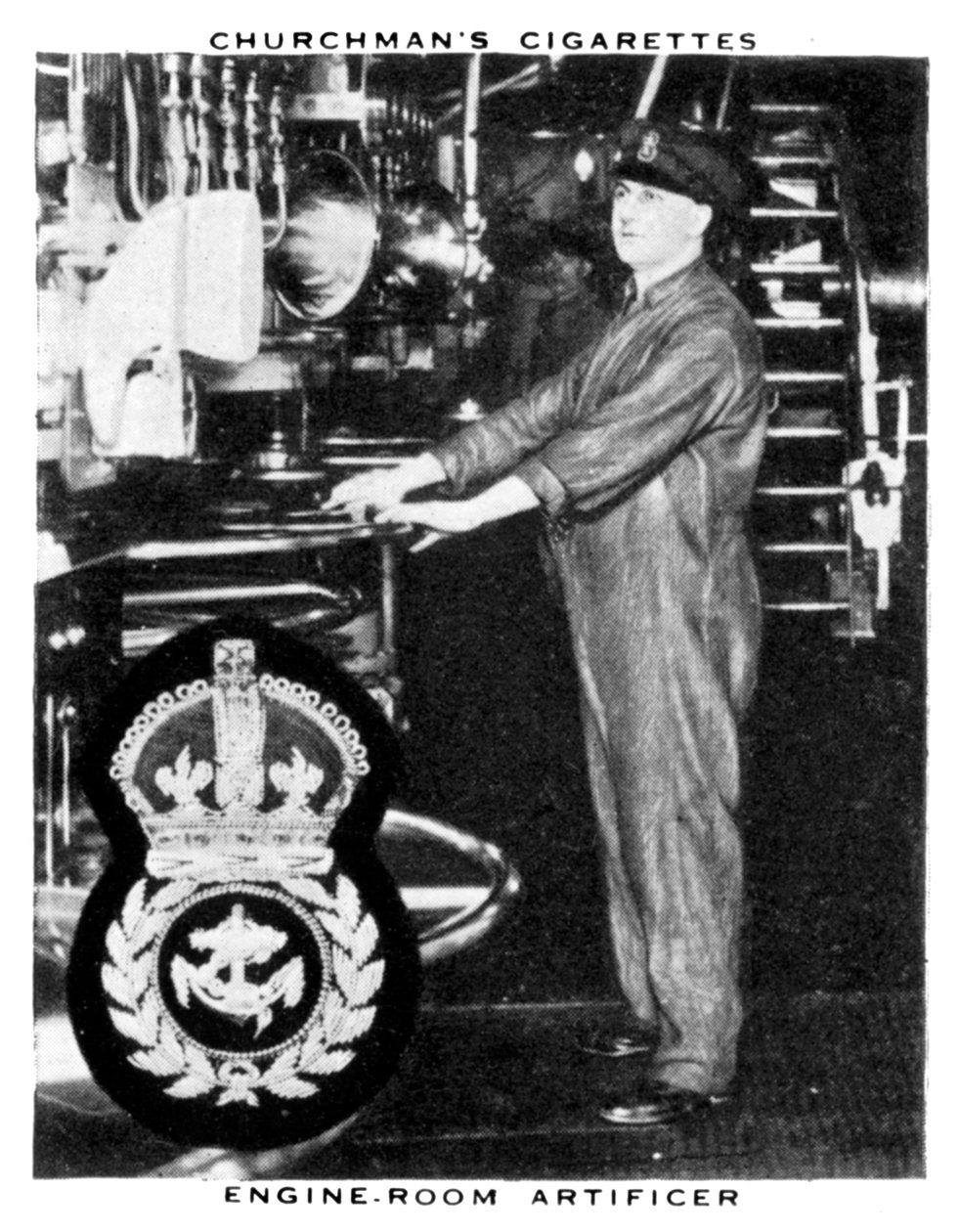 Rzeźbiarz w maszynowni, 1937. autorstwa WA and AC Churchman