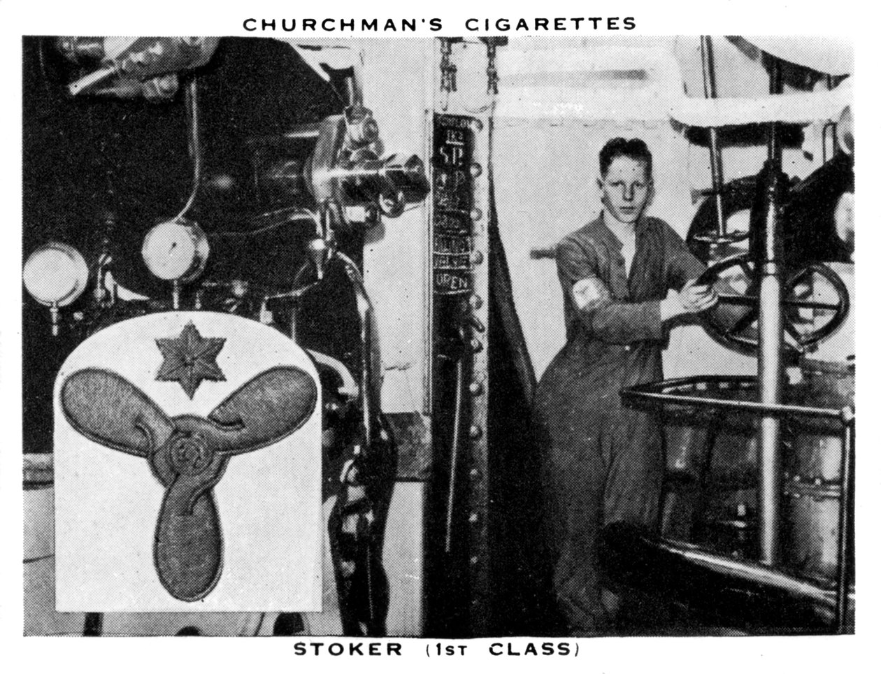 Stoker, I klasa, 1937. autorstwa WA and AC Churchman