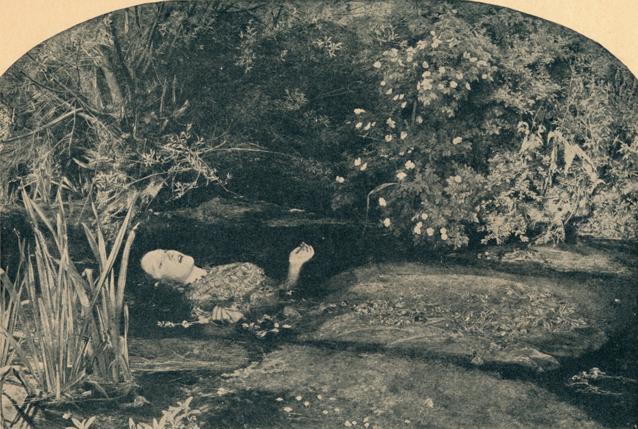 „Ofelia”, 1852, 1935. autorstwa WF Mansell