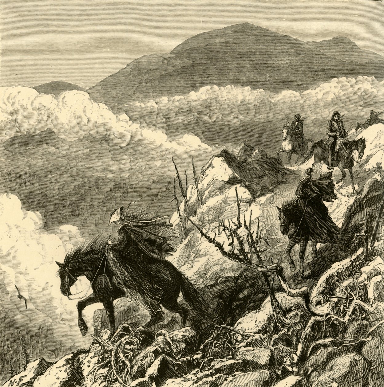 „Zejście z Góry Waszyngtona”, 1872. autorstwa W.H. Morse