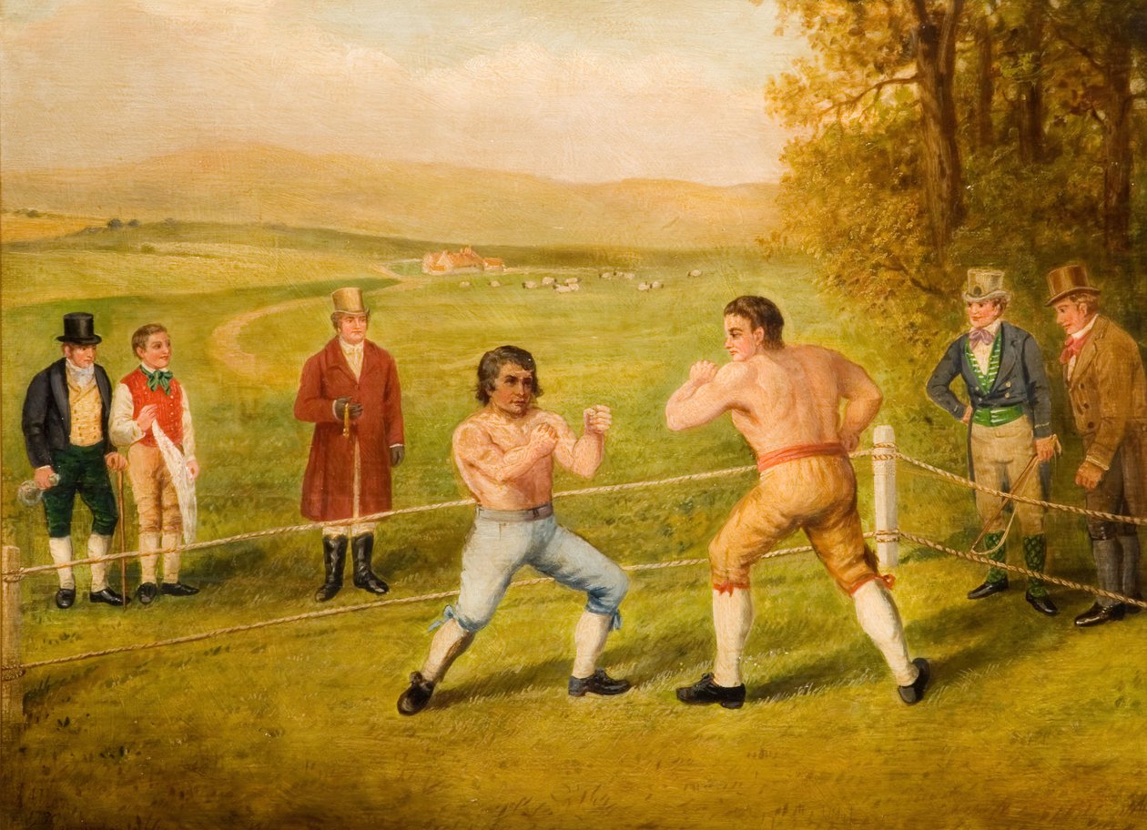 Walka o nagrodę w Birmingham, 1789. autorstwa W Allen