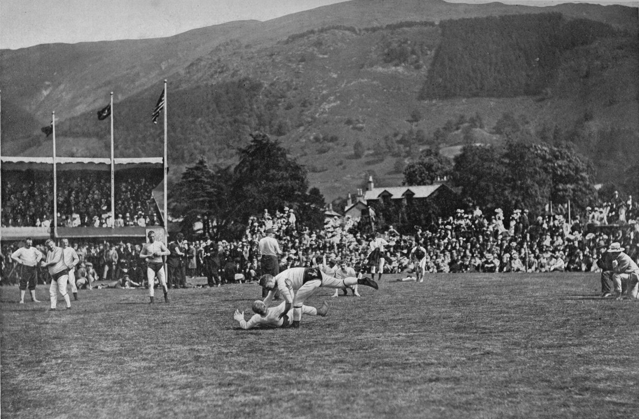 Hexham Clarke zabija swojego przeciwnika, c1902, 1903 autorstwa W. Baldry