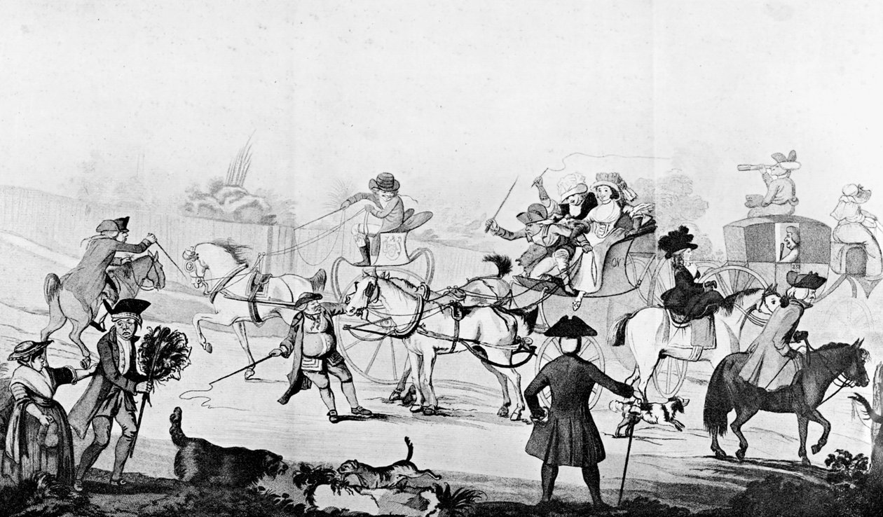 Wzgórze Richmond, 1782. autorstwa W. Dickinson
