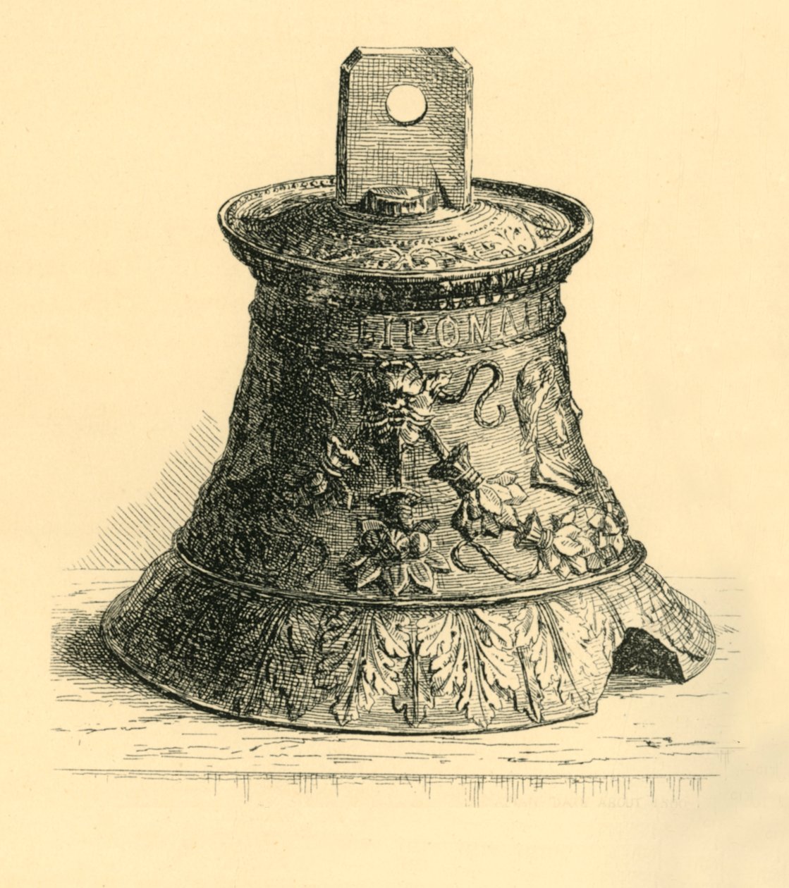 Brązowy dzwonek ręczny, c1530-c1570, 1881. autorstwa W. E. Mackaness