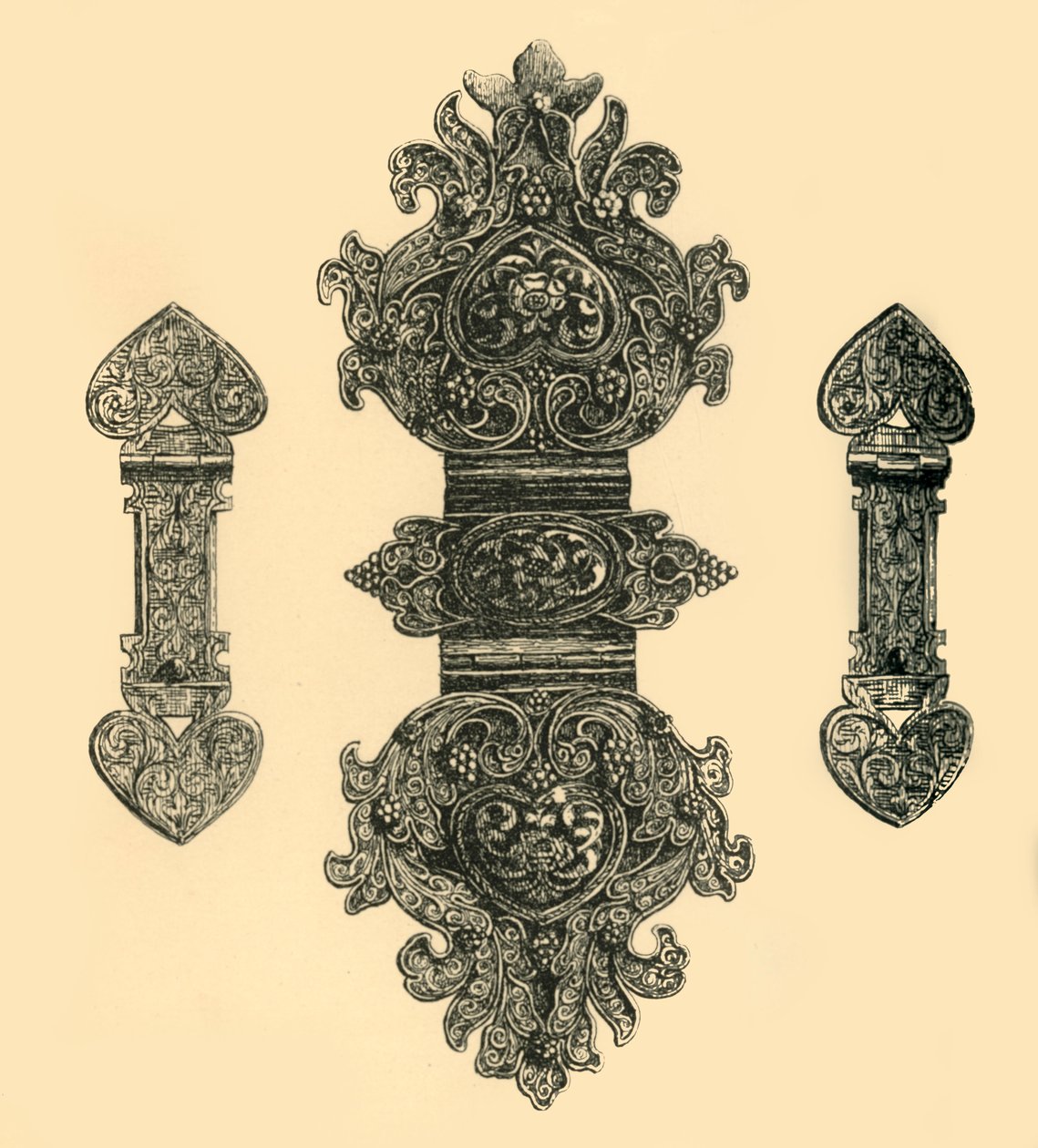 Srebrne spinki do książek, 1881. autorstwa W. E. Mackaness