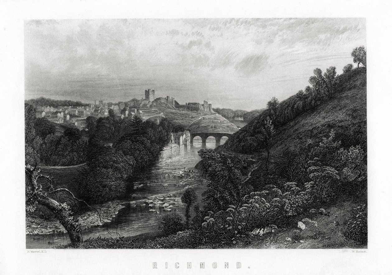 Richmond, Londyn, 1883. autorstwa W. Forrest