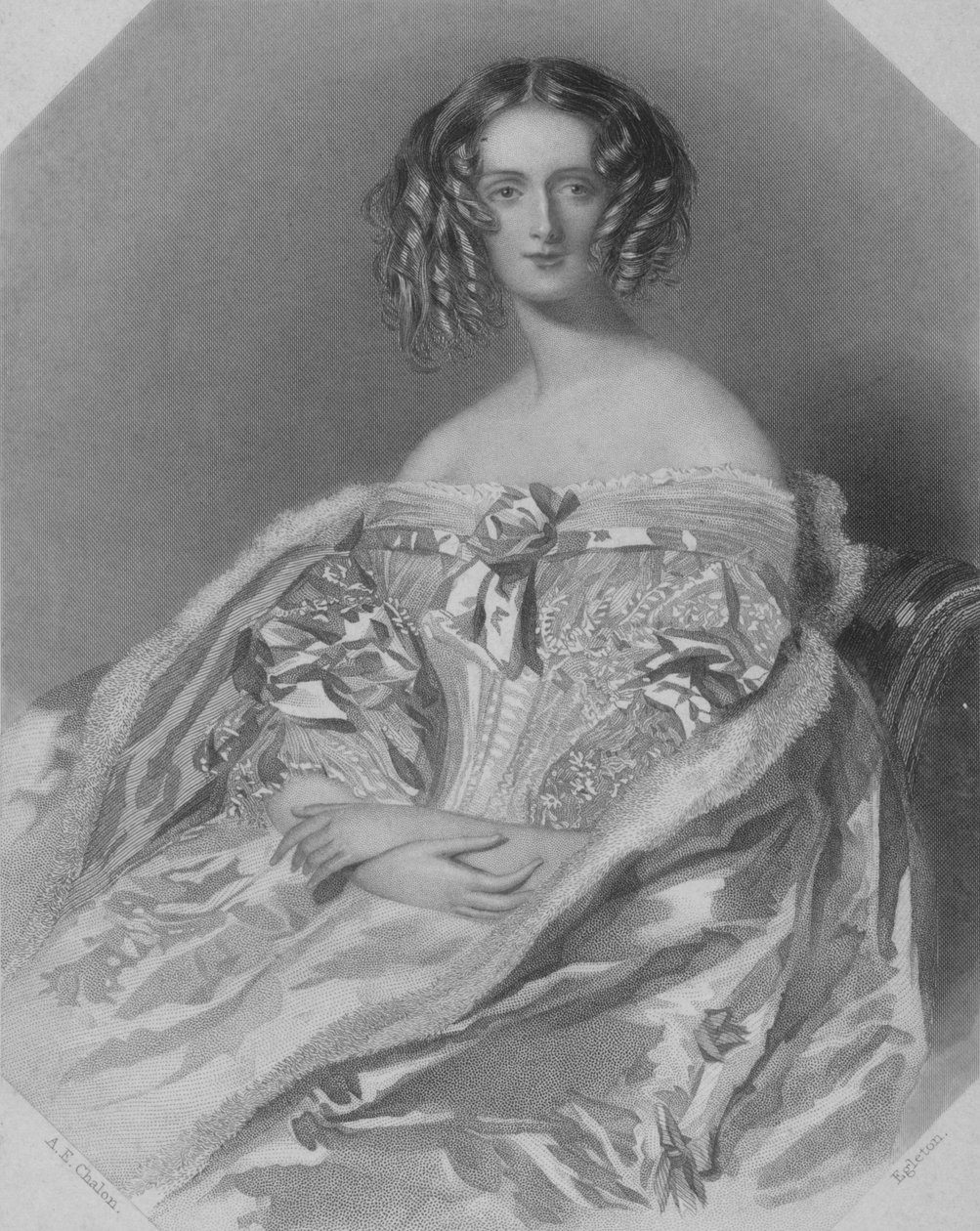 Markiza Aylesbury, 1840. autorstwa W. H. Egleton