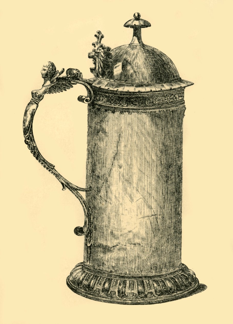 Kufel, początek XVII w., 1881 r. autorstwa W. Harbutt