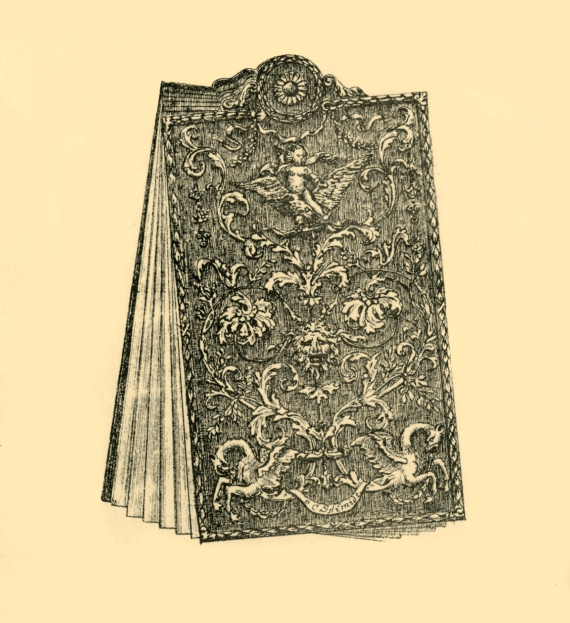 Pisanie tablic, 1690-1700, 1881. autorstwa W. Harbutt