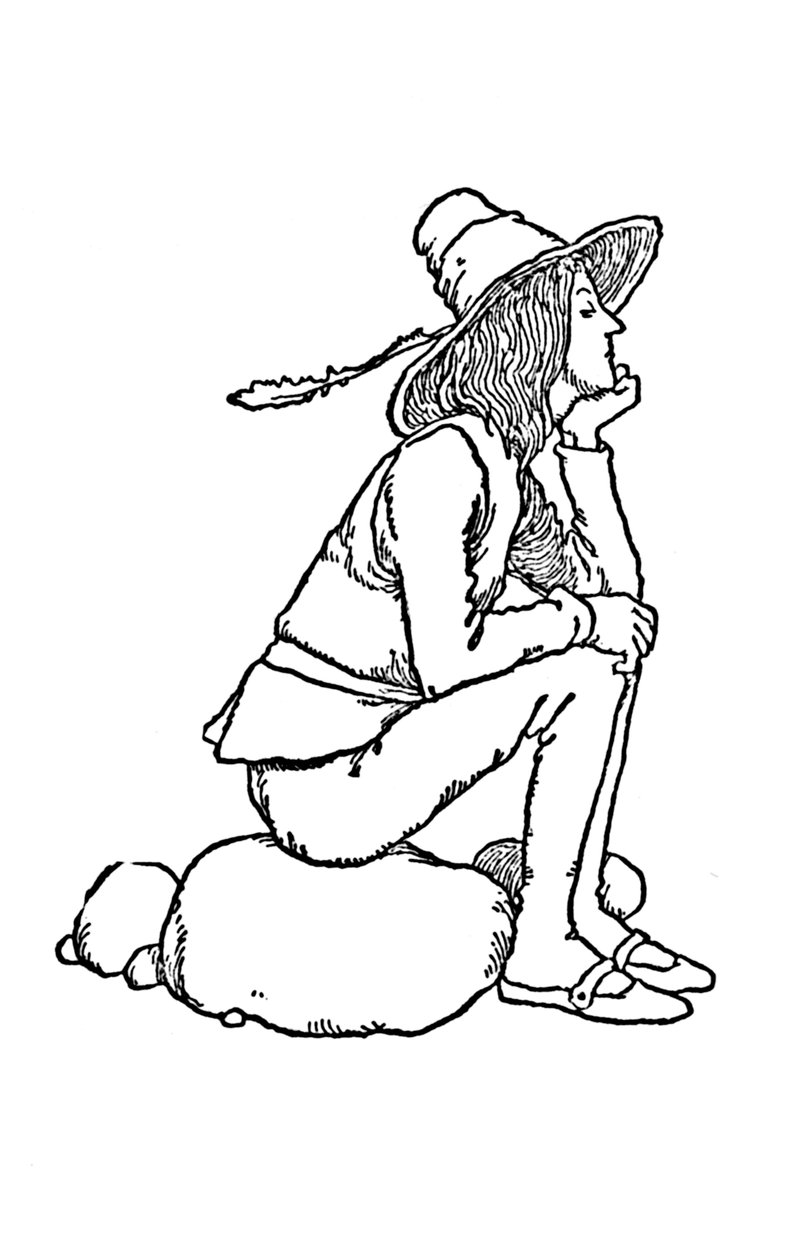 Oh! Drogi Augustynie, ok. 1930 r. autorstwa William Heath Robinson