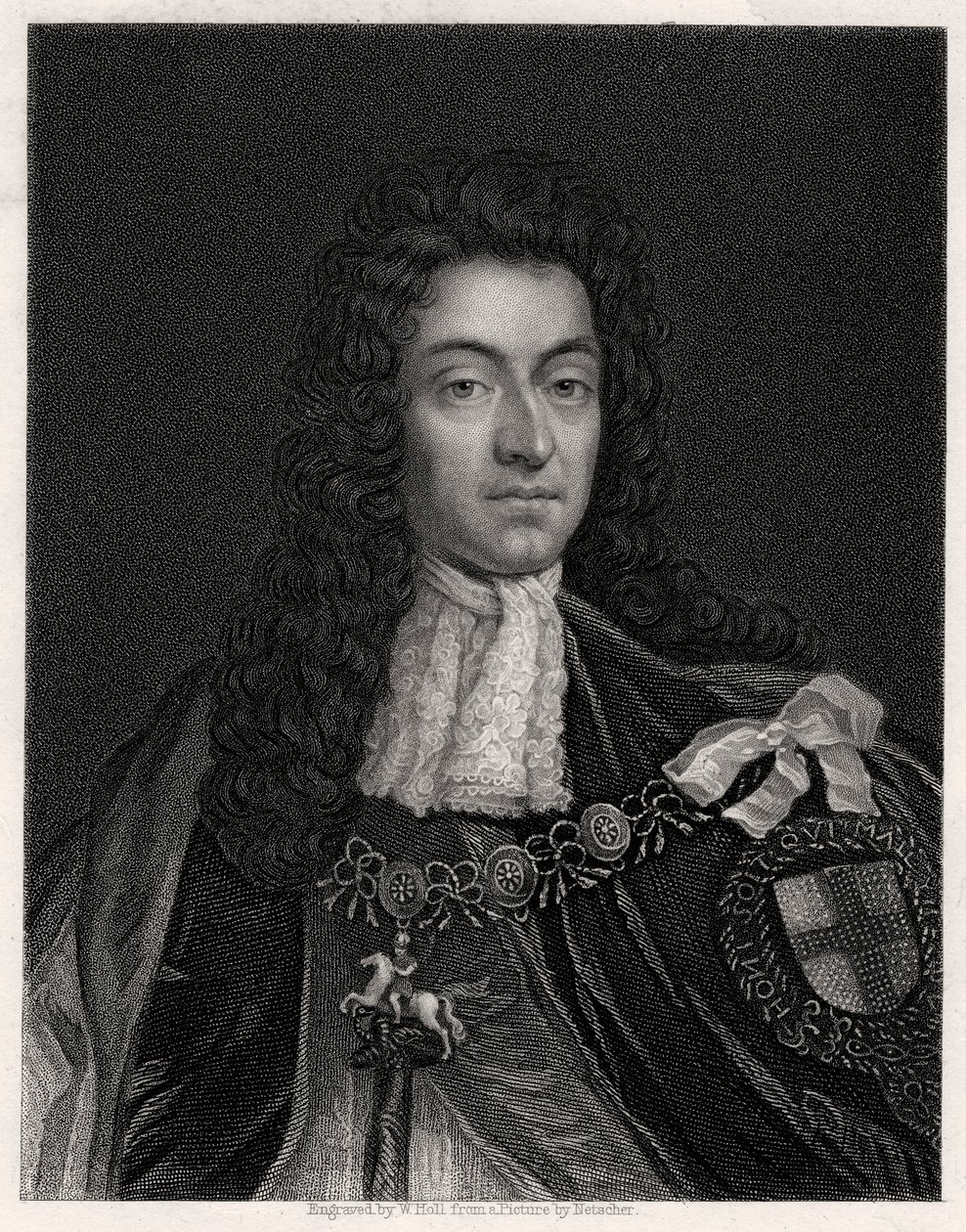 Król Wilhelm III, XIX w. autorstwa W. Holl