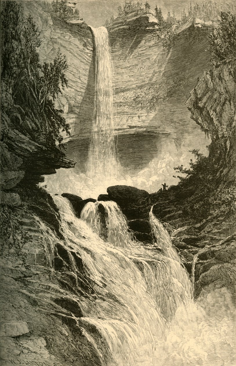 „Upadki Catskill”, 1874. autorstwa W. J. Linton