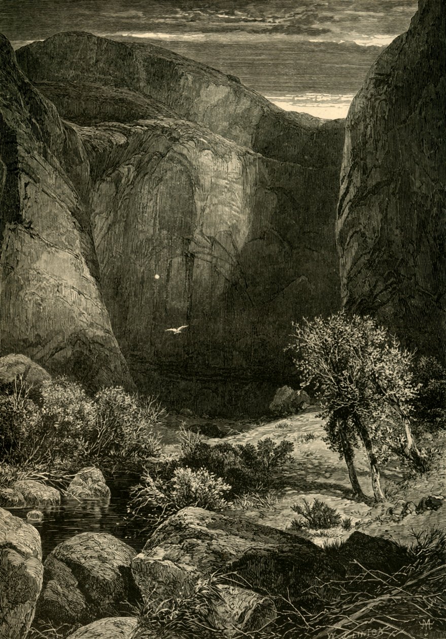 „Kanion Glen”, 1874. autorstwa W. J. Linton