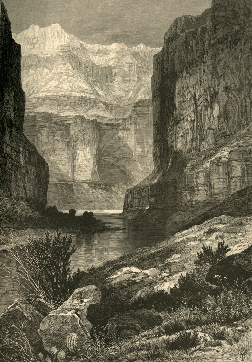 „Marmurowy Kanion”, 1874. autorstwa W. J. Linton