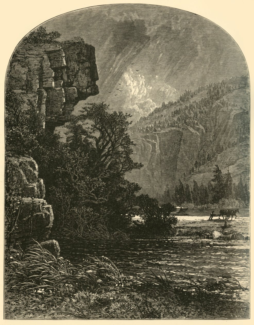 „Profil Rock”, 1874. autorstwa W. J. Linton