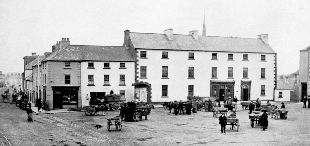 The Square, Mountmellick, hrabstwo Laois, Irlandia, 1924-1926. autorstwa W. Lawrence