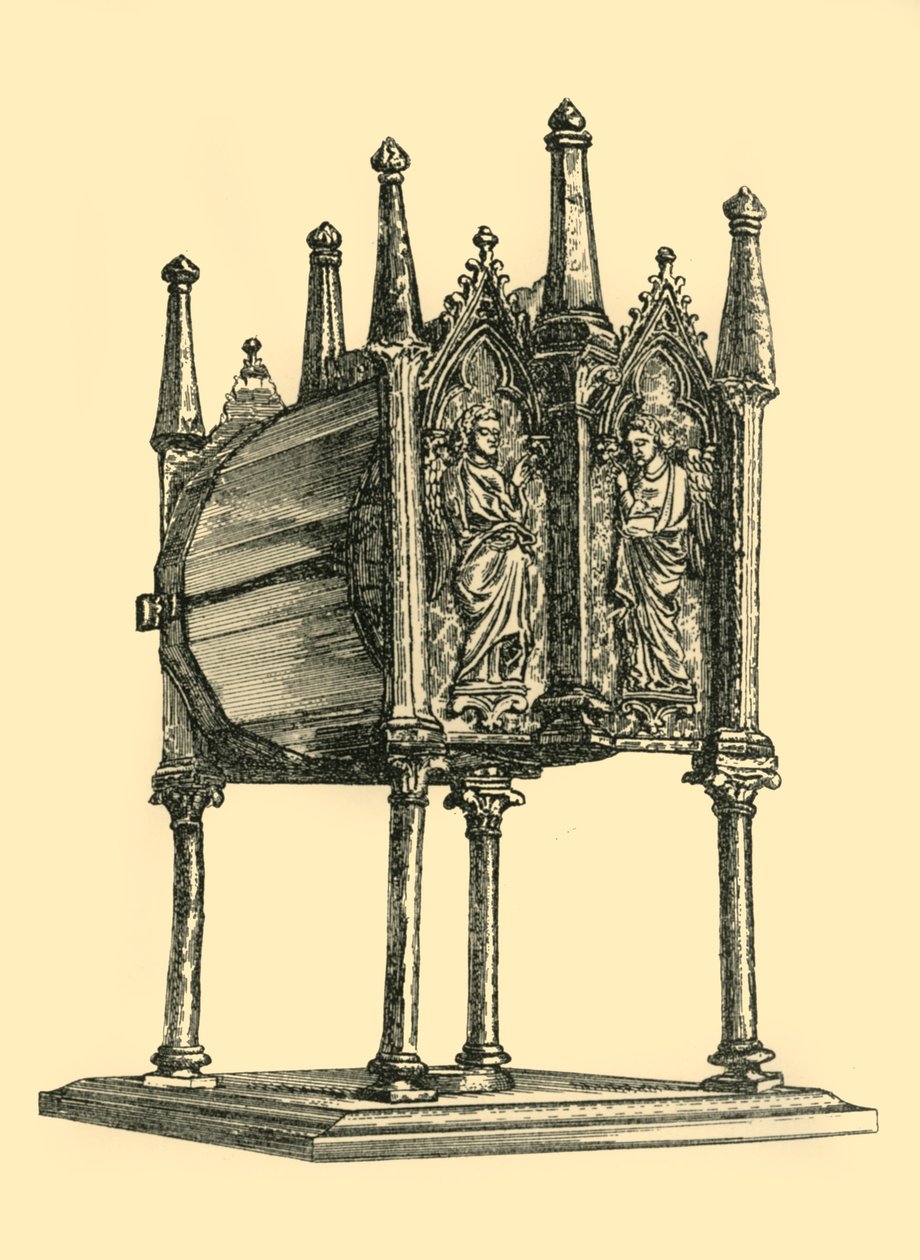 Relikwiarz, XIV w., 1881 r. autorstwa W. M. McGill
