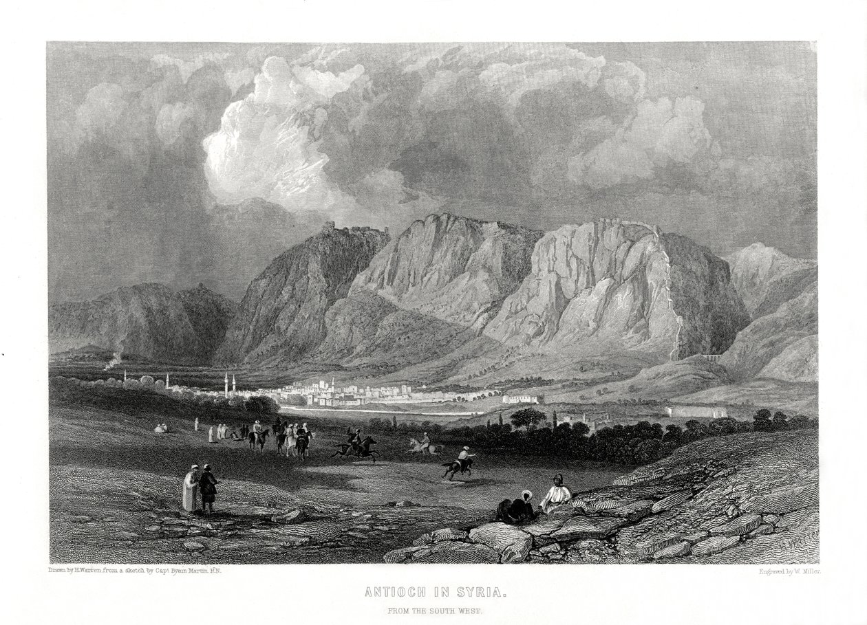 Antiochia, Syria, XIX w. autorstwa W. Miller