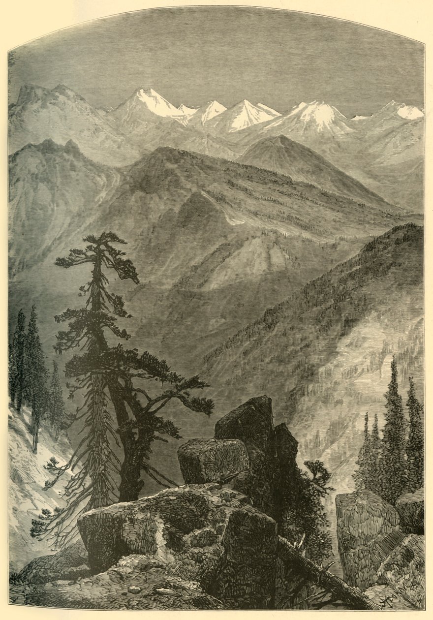 „Szczyt Sierras”, 1874. autorstwa W. Roberts