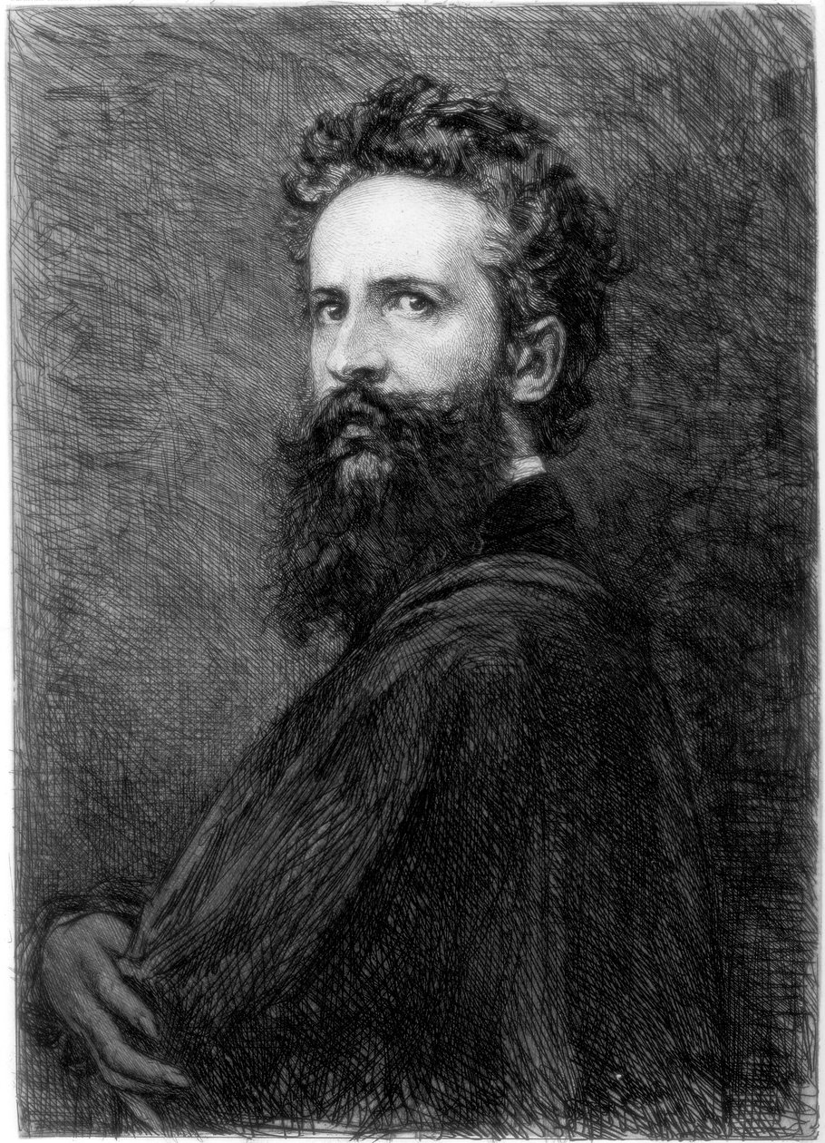 Hans Makart, artysta austriacki, ok. 1880-1882. autorstwa W. Unger