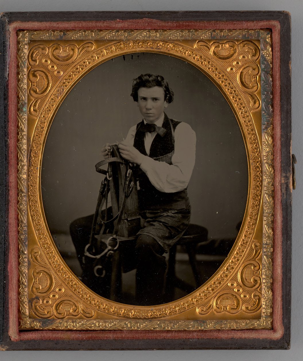 Bez tytułu Edward France, Producent uprzęży, 1860. autorstwa Wade P. Canal
