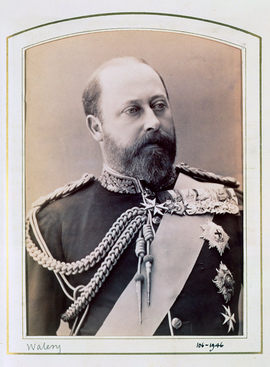 Król Edward VII jako książę Walii, c1884-1898 autorstwa Walery