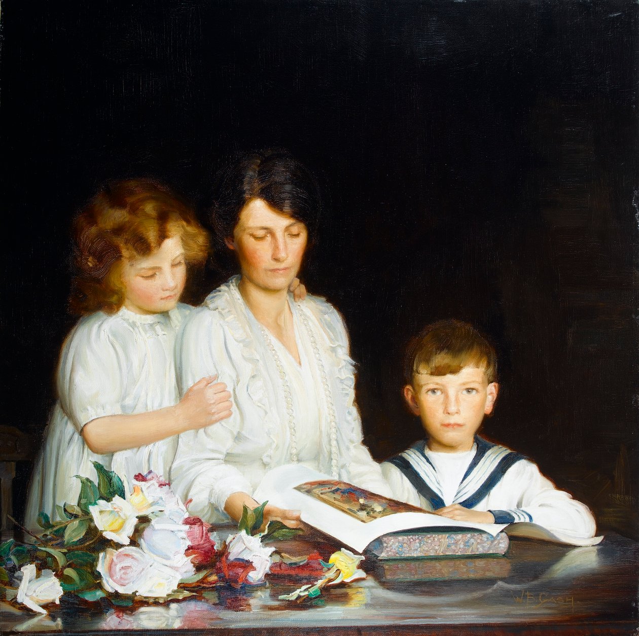 Portret rodzinny, 1919 autorstwa Walter Bonner Gash