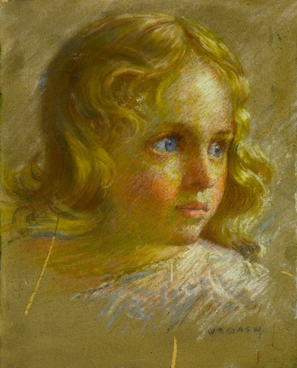Portret młodej dziewczyny autorstwa Walter Bonner Gash