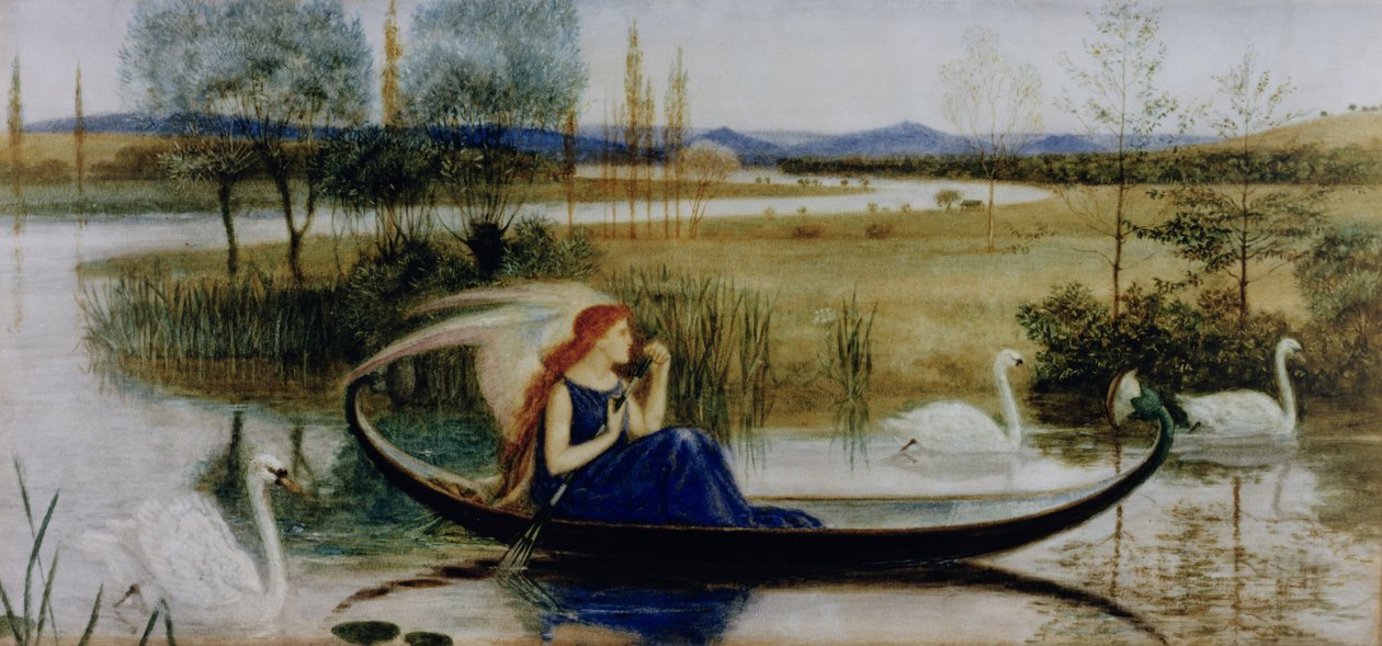 Moja dusza to zaczarowana łódź autorstwa Walter Crane