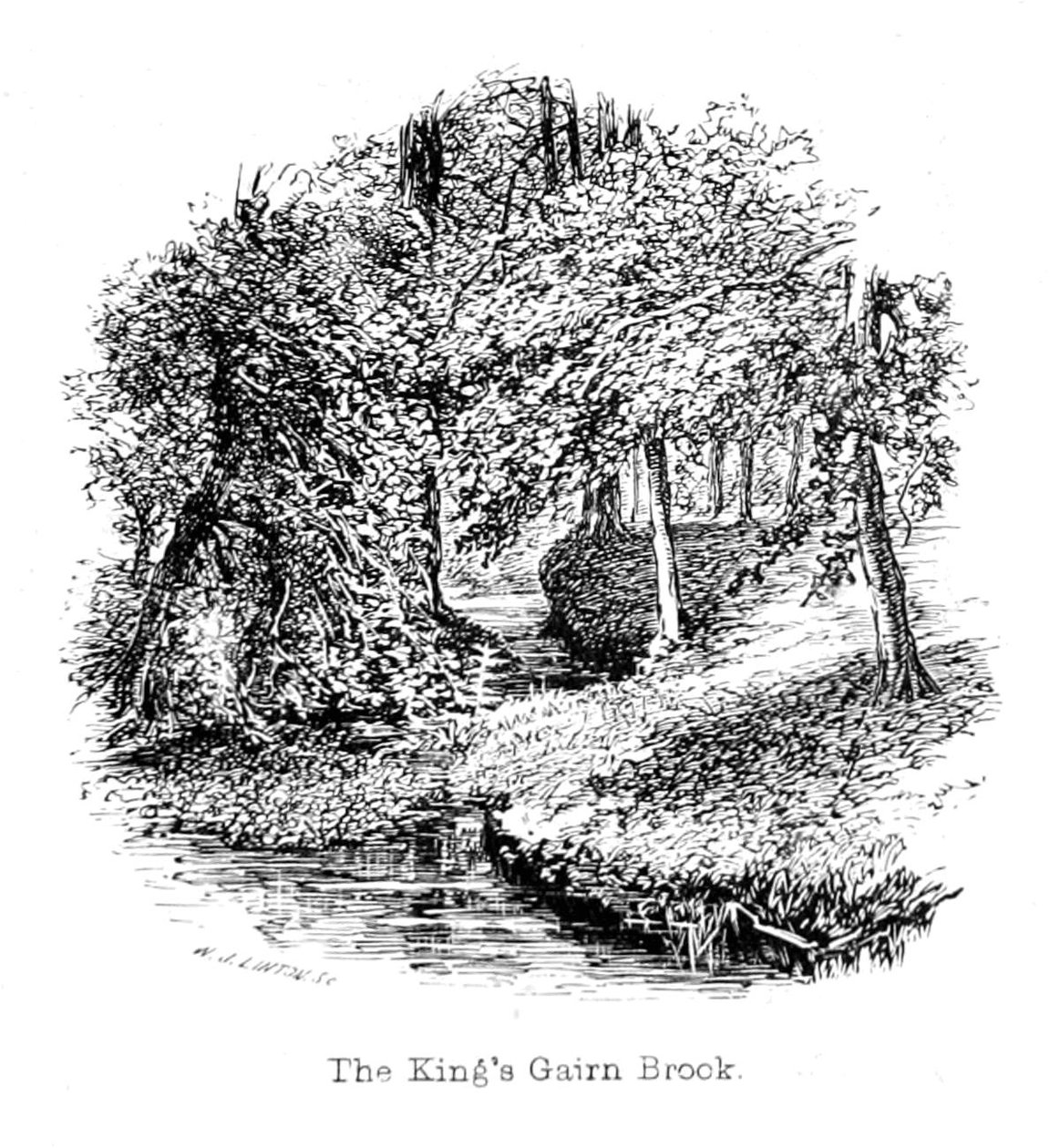 Królowie Gairn Brook autorstwa Walter Crane