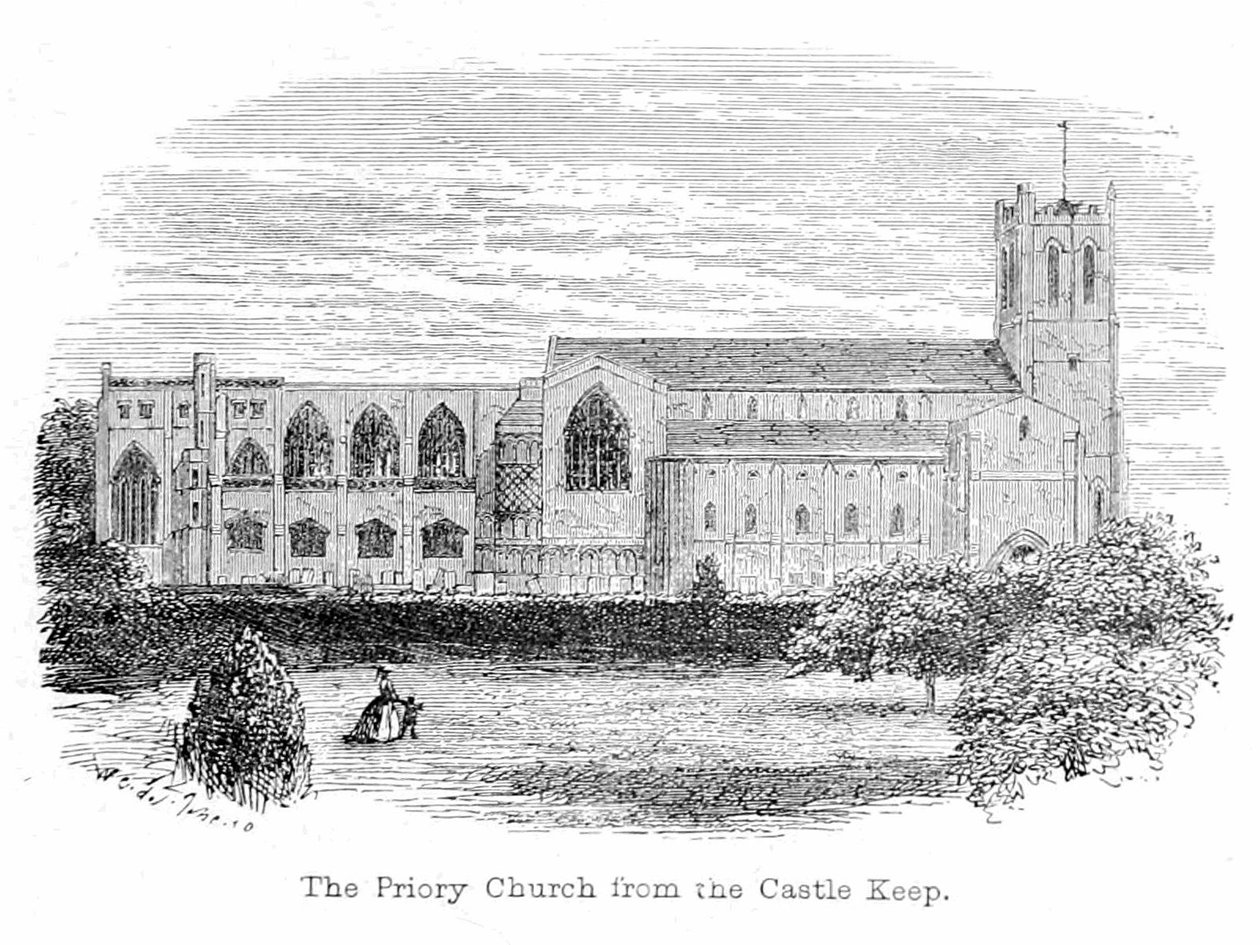 Kościół Priory, Christchurch autorstwa Walter Crane
