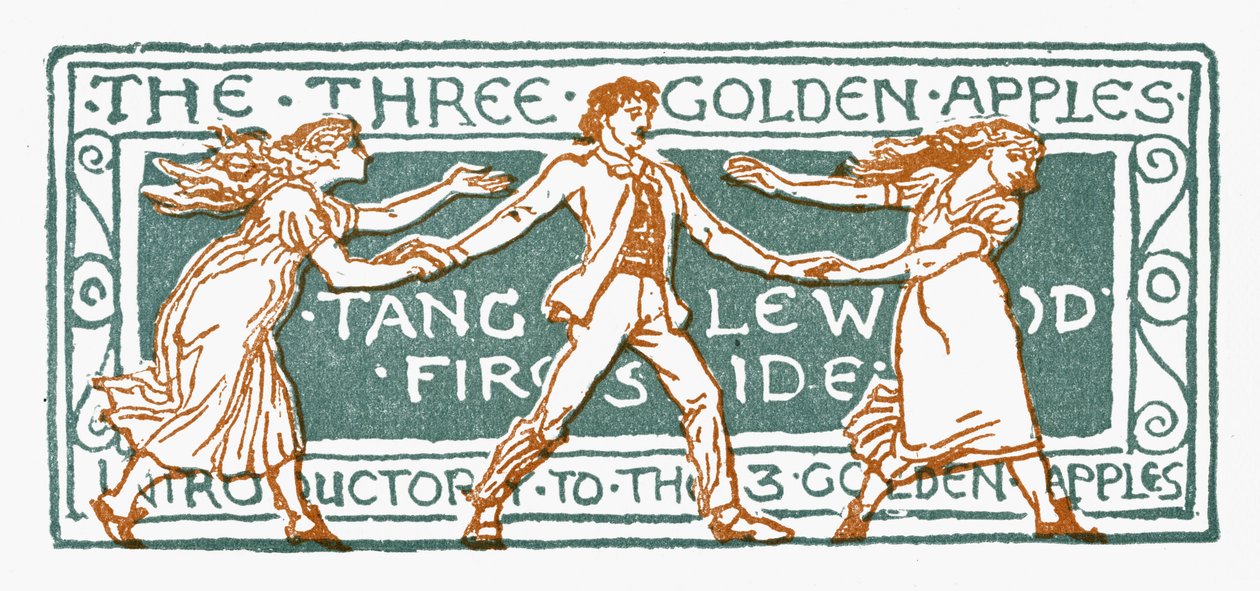 Trzy złote jabłka autorstwa Walter Crane