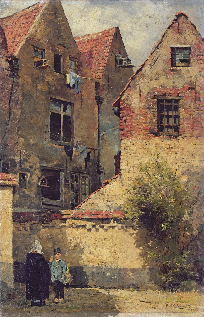 Słońce i cienie, Antwerpia, 1883 autorstwa Walter Frederick Osborne