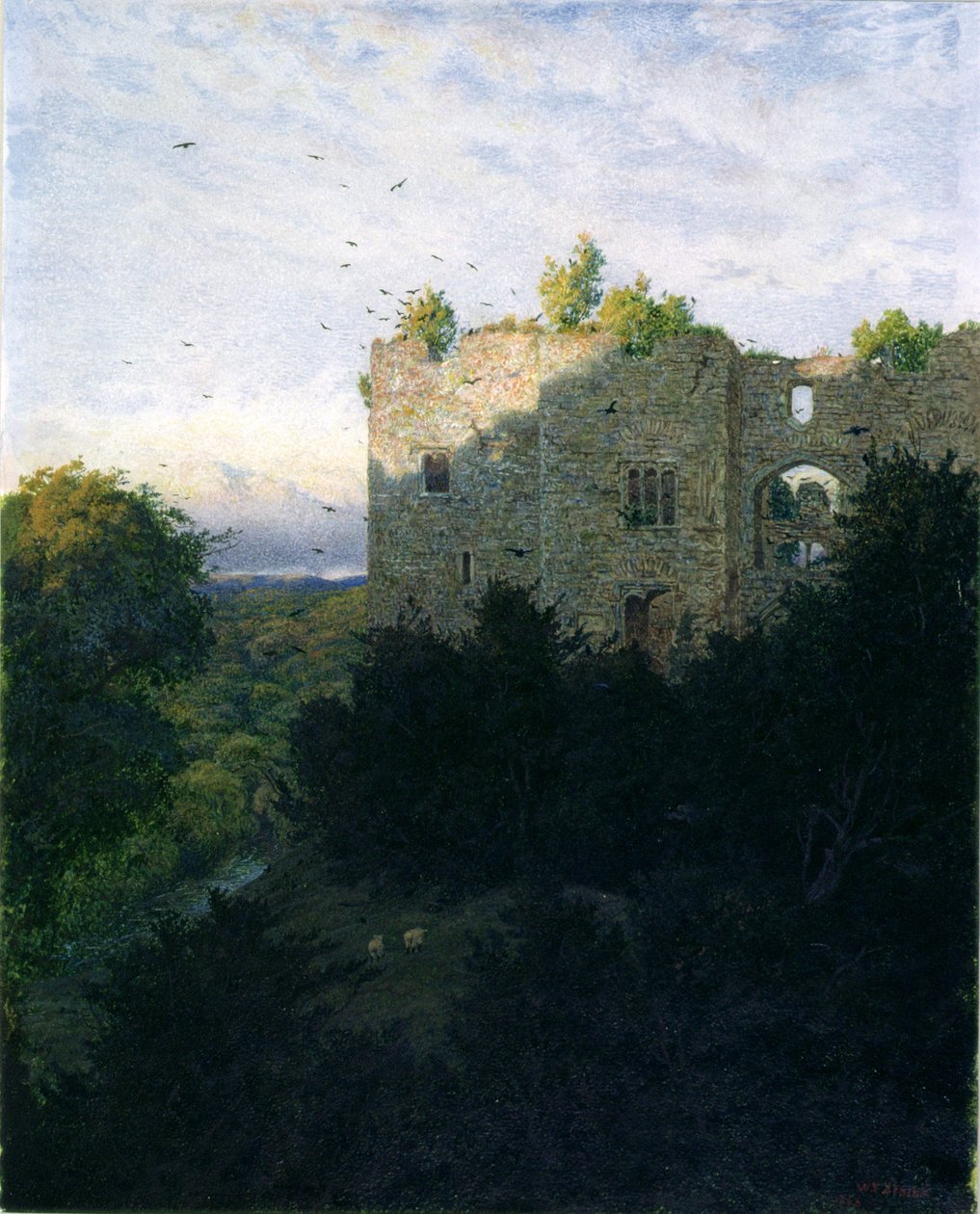 Ostatni blask, 1866 autorstwa Walter Fryer Stocks
