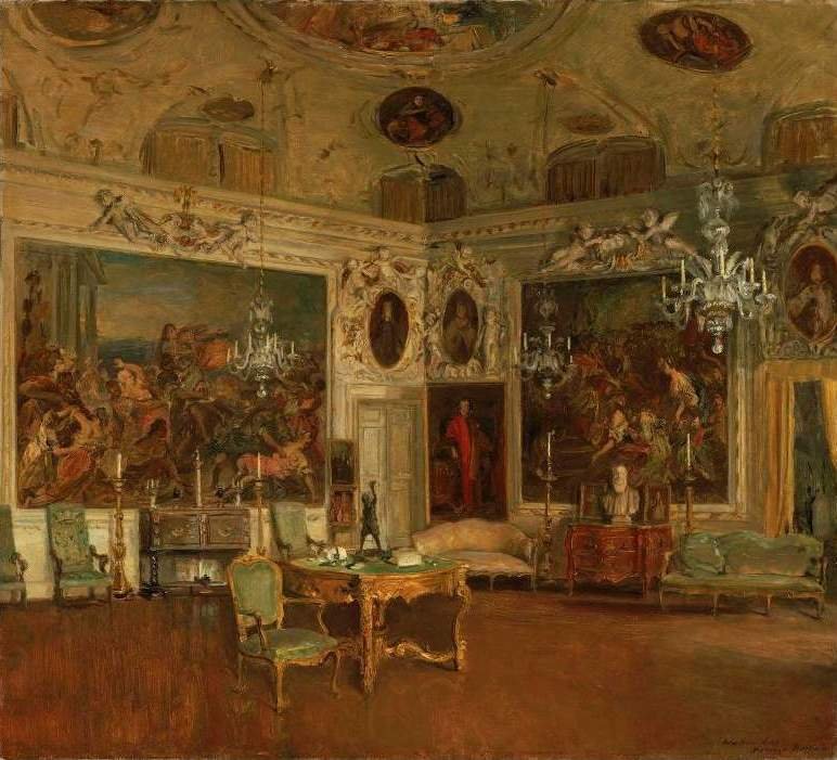 Wnętrze Palazzo Barbaro, Wenecja autorstwa Walter Gay