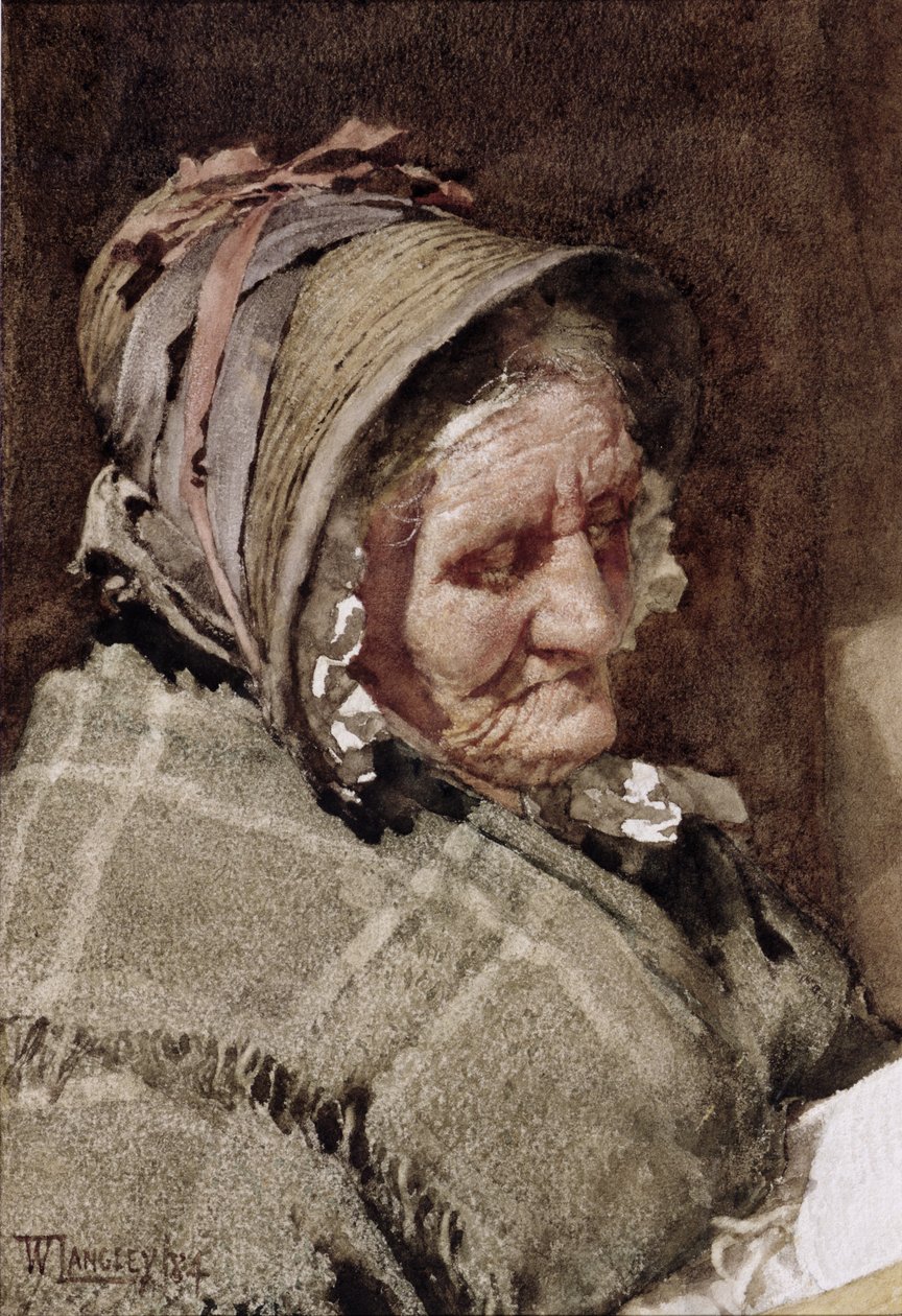 A Newlyn Fish Wife, 1894 autorstwa Walter Langley